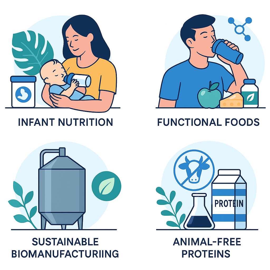 Illustration of sustainable protein innovation
